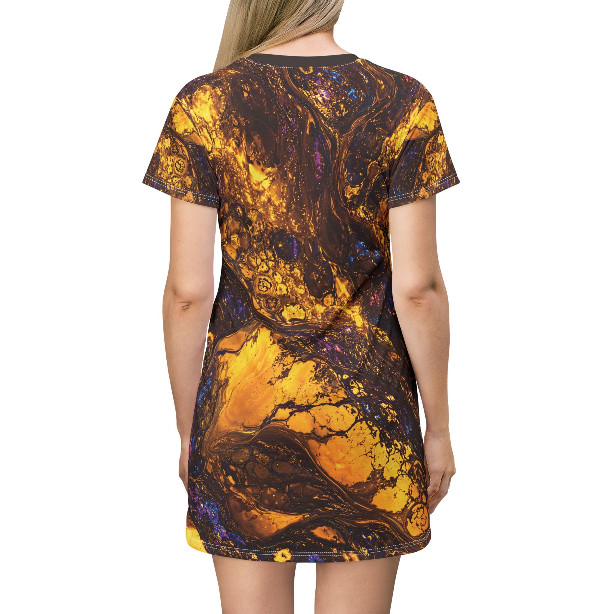 T-Shirt Dress, Not Your Ordinary Golden Earth Tee