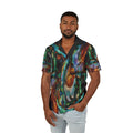 Galactic Opal Hawaiian Button Shirt Casual Wear
