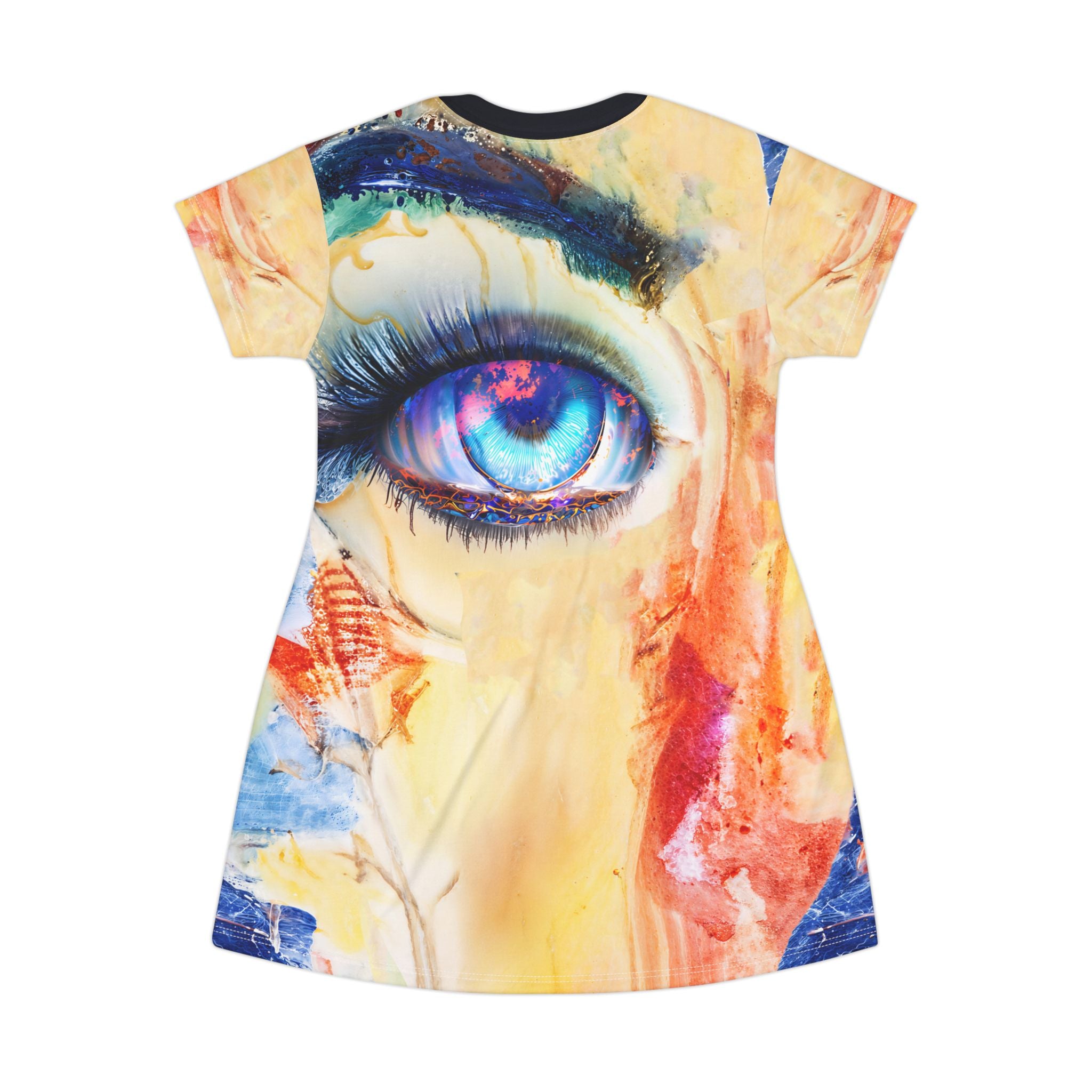 Australian Opal T-Shirt Dress Opal Print Dress