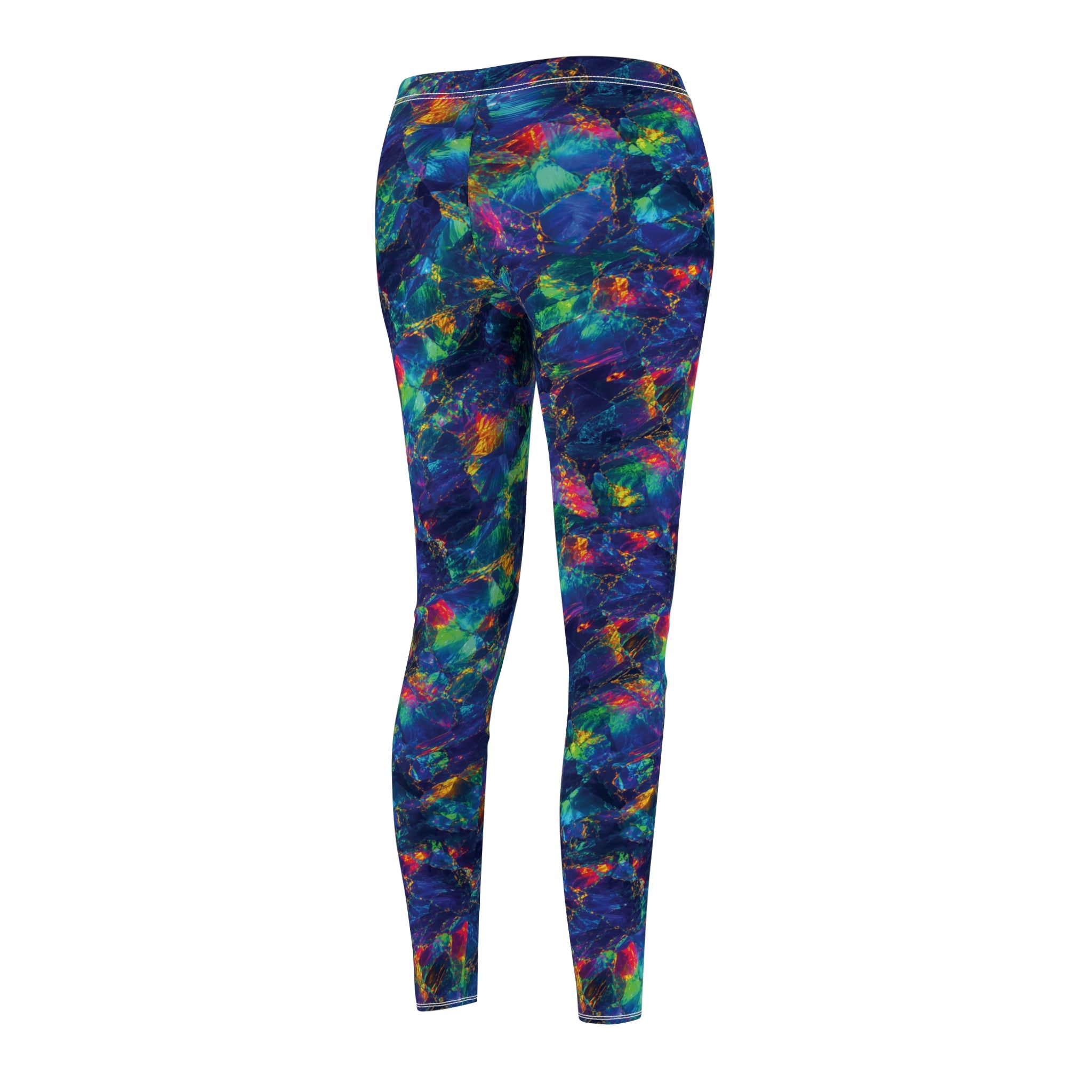 Slim Fit Leggings Opal Tie Dye Leggings Colorful Blue Green