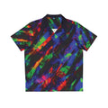 Hawaiian Shirt, Not For The Colour Shy Opal Brushstroke Button Top