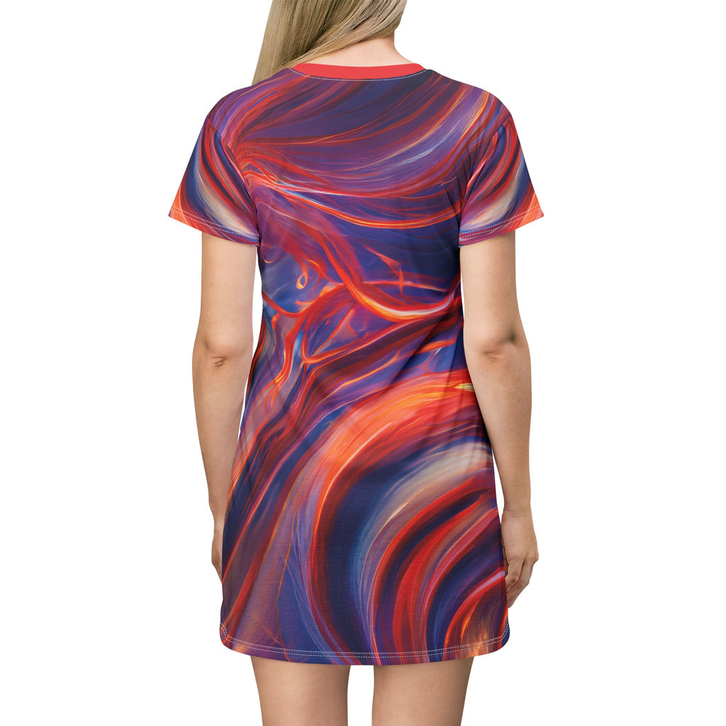 T-Shirt Dress, Not The Usual Solar Velocity Opal Tee