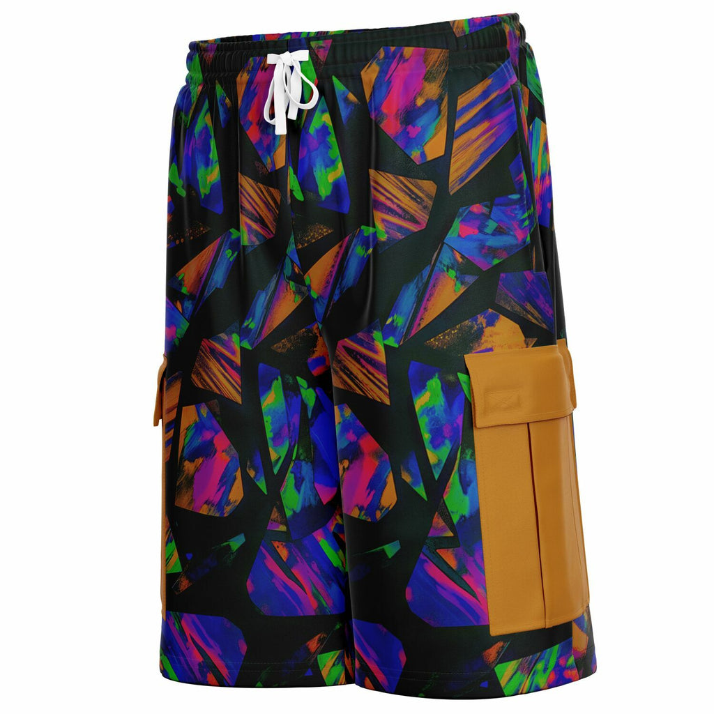 Cargo Shorts, Not Your Average Cargo Shorts – Abstract Colour Heavyweight