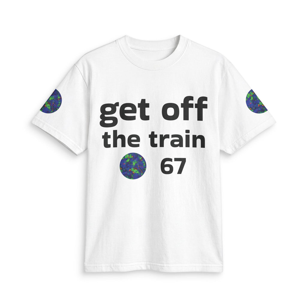 Not Just Shelf Filler Get Off the Train 67 T‑Shirt — 'doop de doop' Graphic Tee