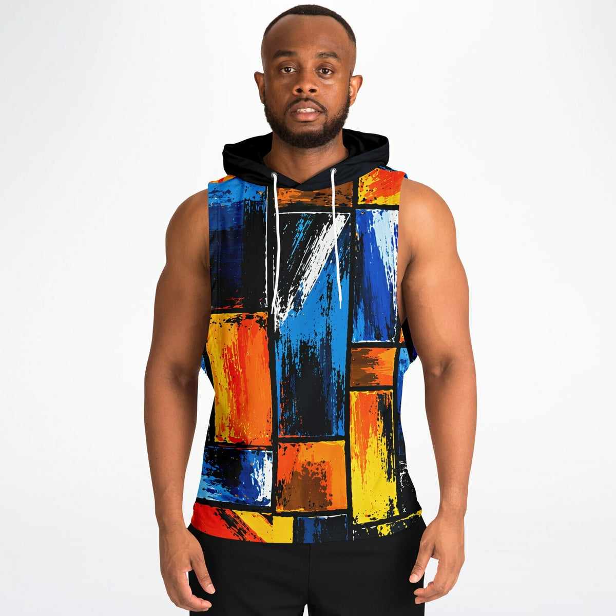 Hoodie, Not Basic Opal Abstract Armhole Hoodie
