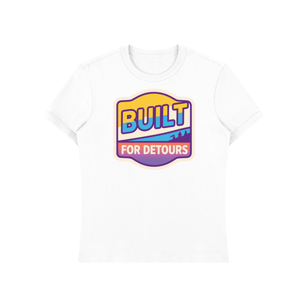 Not Bland Heavyweight Slim Fit T-Shirt Built for Detours Unisex Tee