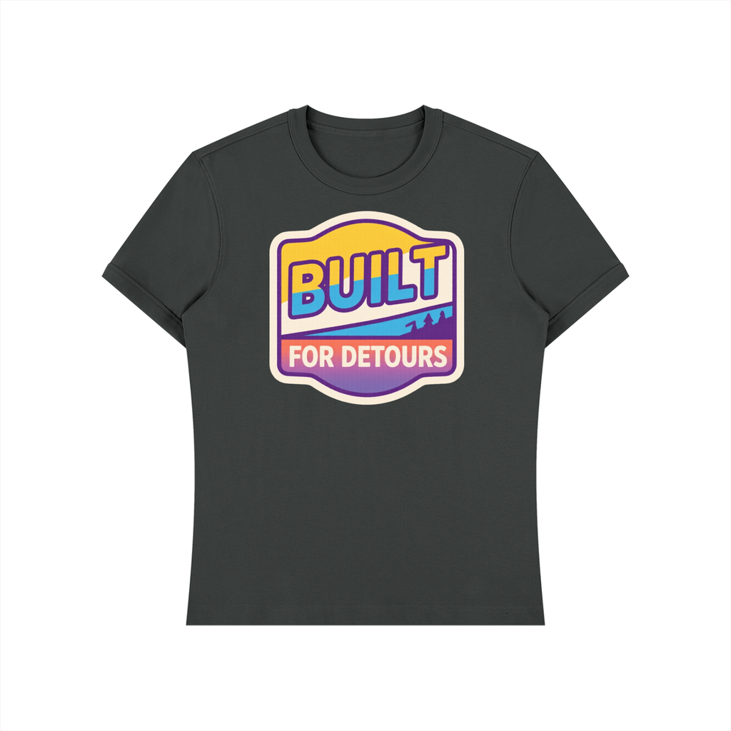 Not Bland Heavyweight Slim Fit T-Shirt Built for Detours Unisex Tee