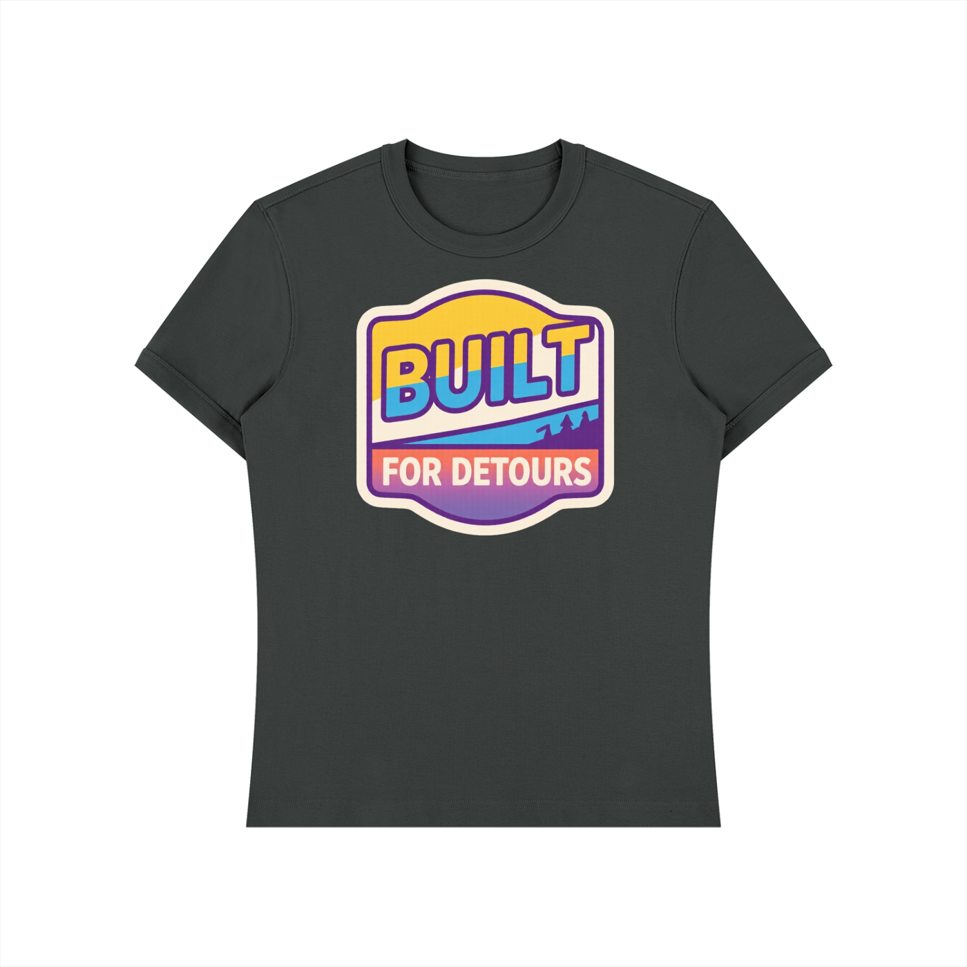 Not Bland Heavyweight Slim Fit T-Shirt Built for Detours Unisex Tee