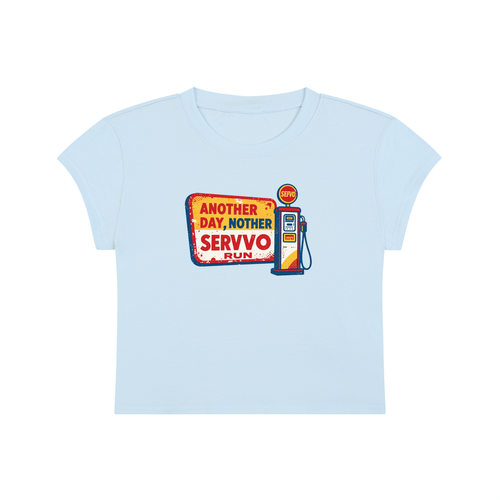 Crop Top, Not Silent Women's Slim-Fit Cropped T-Shirt - Another Day Tee