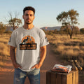 Not Expected Snow Washed Oversized Cotton T-Shirt Lost Signal Lucky Country Snow Wash Tee