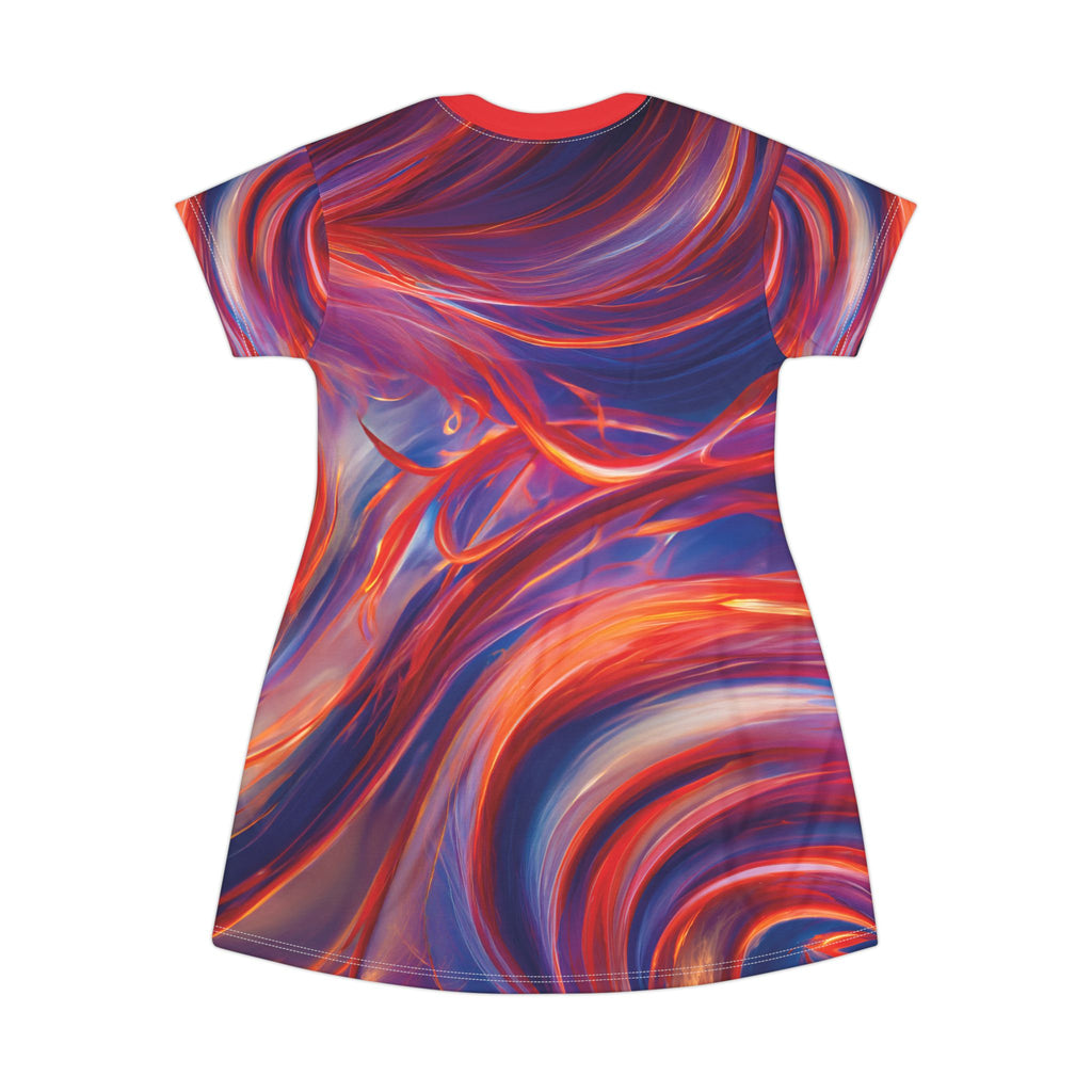 T-Shirt Dress, Not The Usual Solar Velocity Opal Tee