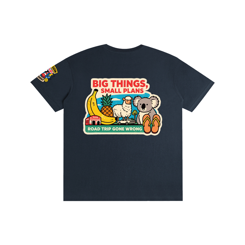 Not Timid Pure Cotton Unisex T-Shirt Lost Near The Big Banana Tee