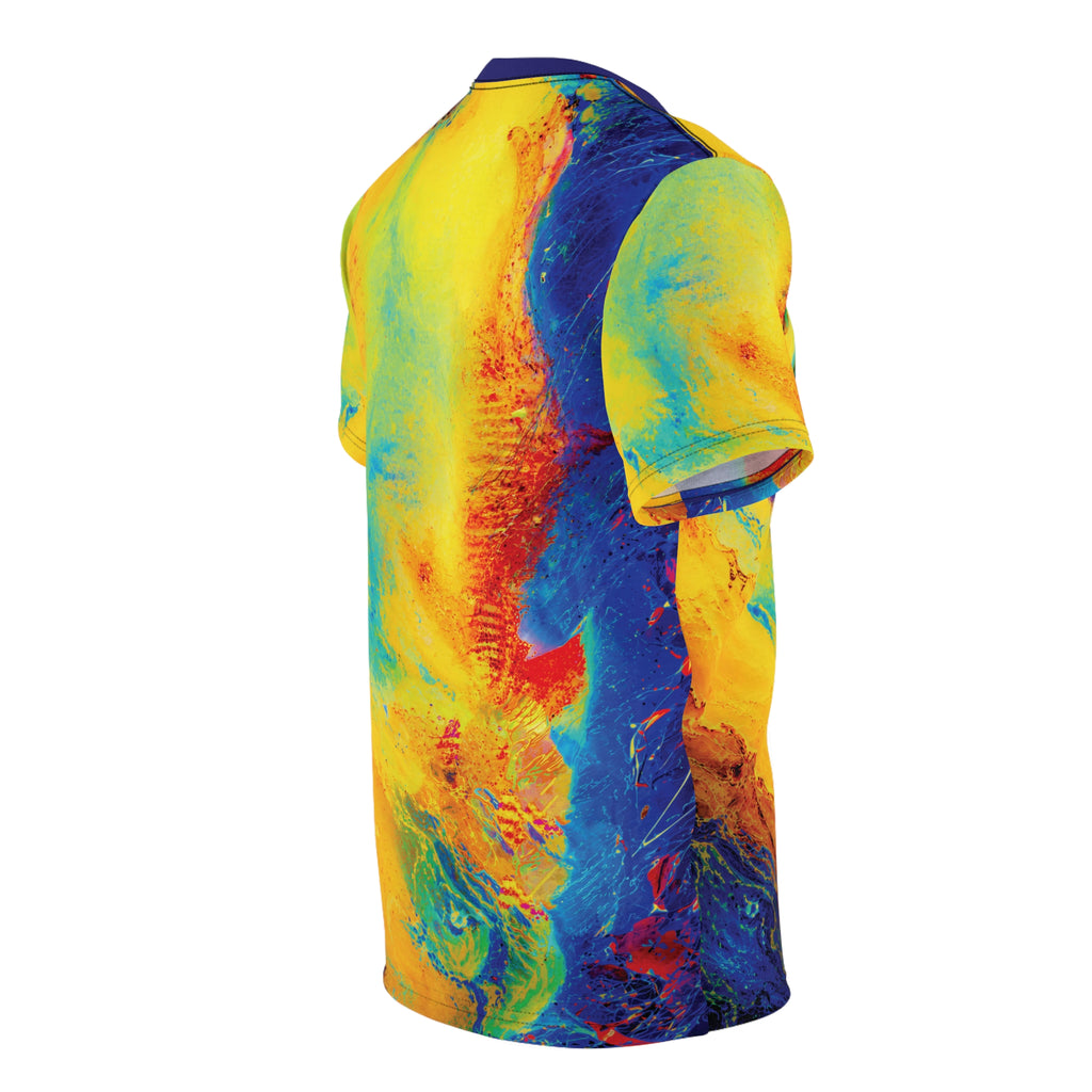 Electric Gaze Opal Tee Vibrant Art T-Shirt