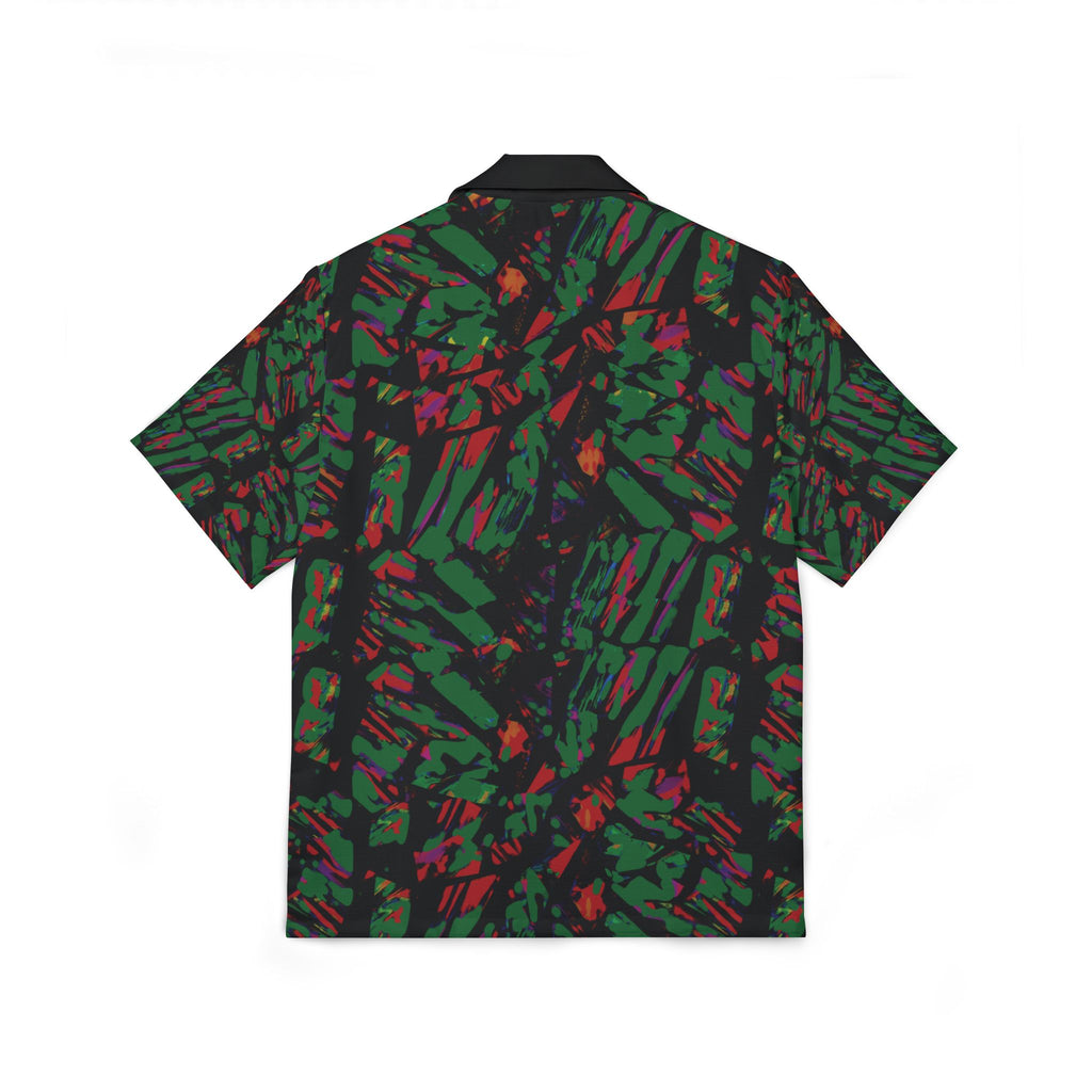 Not Just Clothing Men's Tropical Camo Hawaiian Camp Shirt