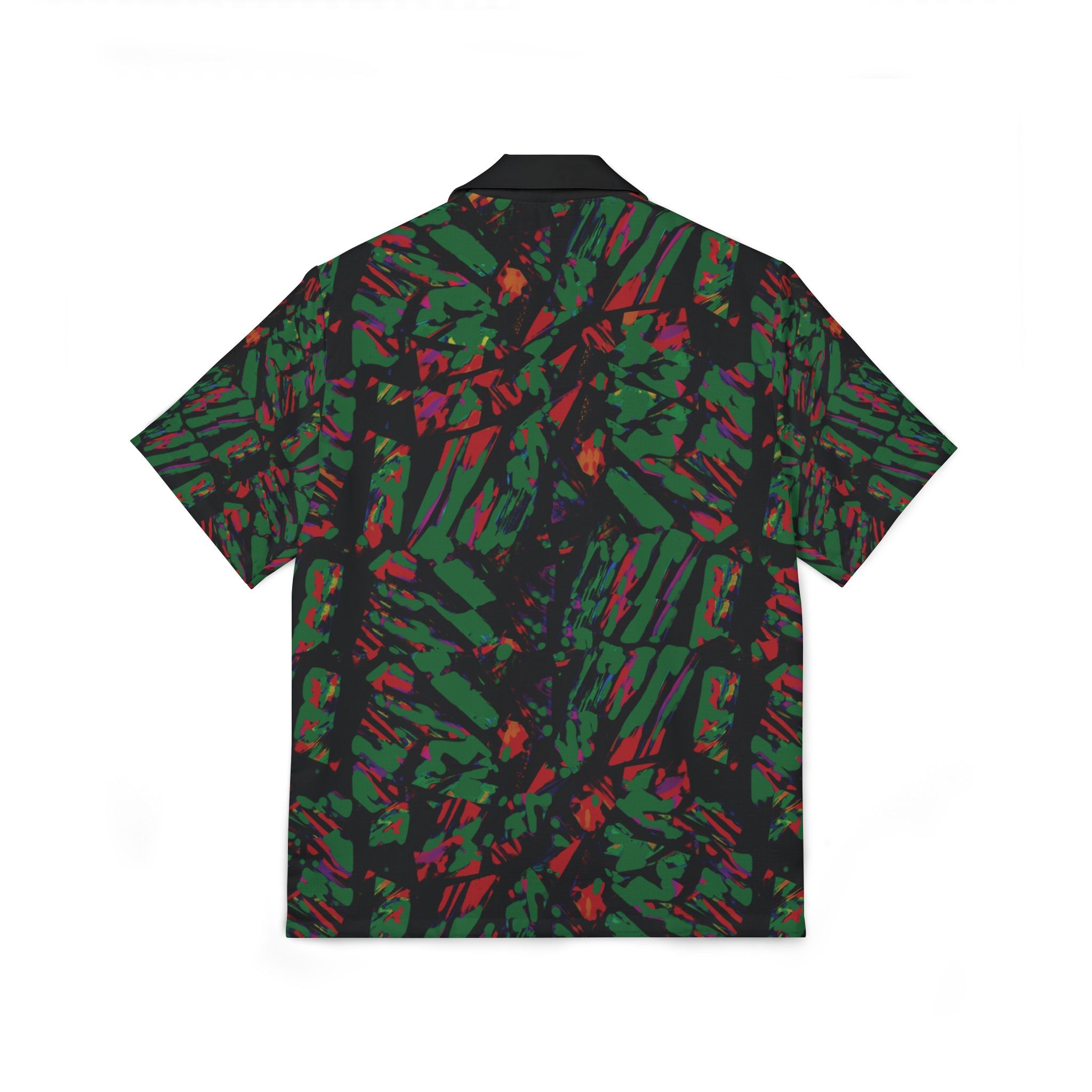 Not Just Clothing Men's Tropical Camo Hawaiian Camp Shirt
