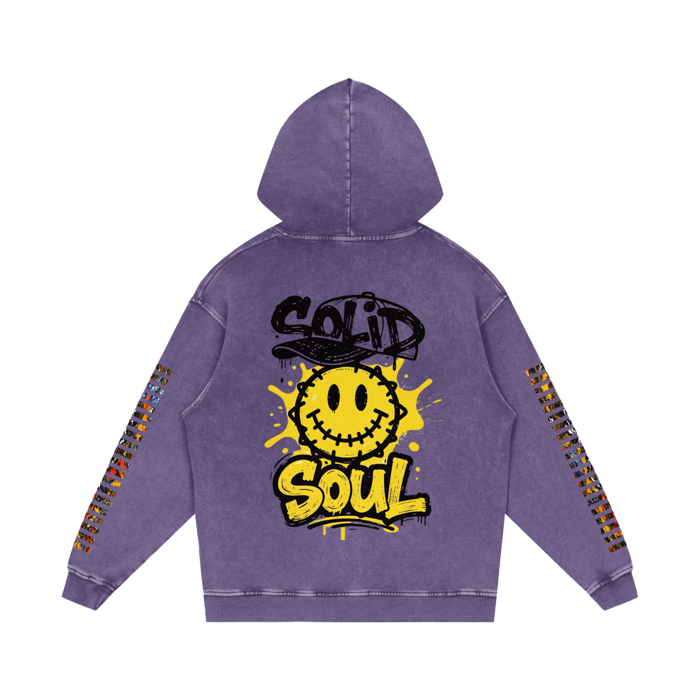 Not Dull Snow Washed Loose Cotton Hoodie 67 Energy