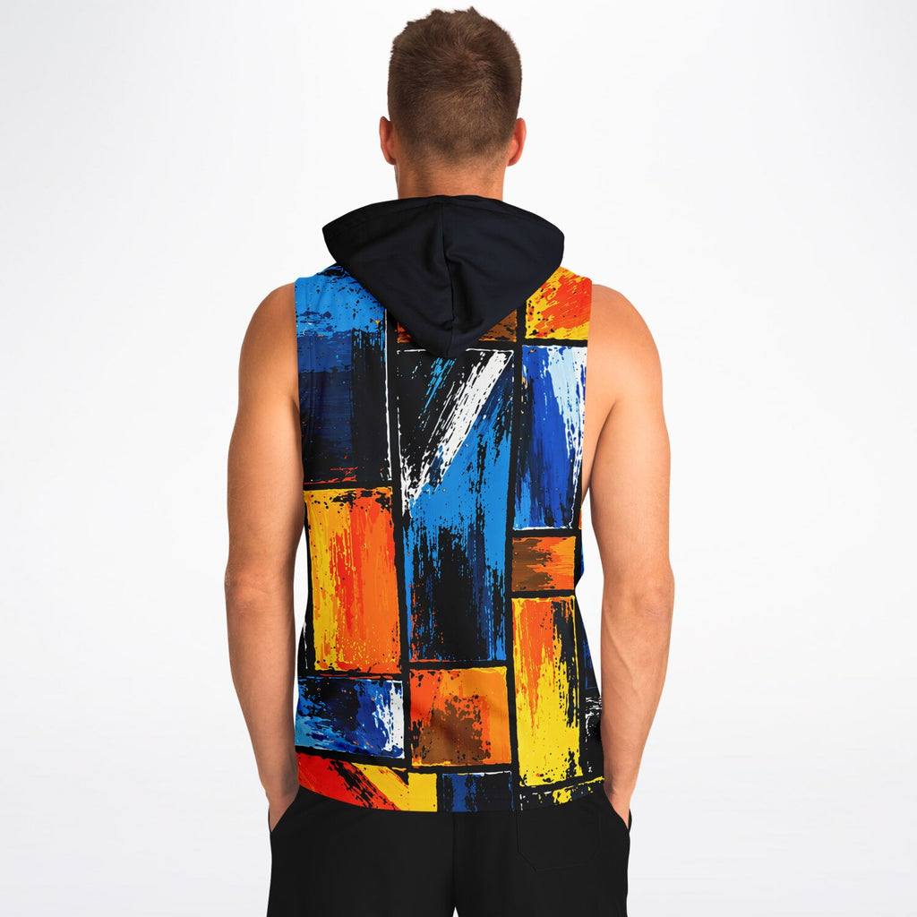 Hoodie, Not Basic Opal Abstract Armhole Hoodie