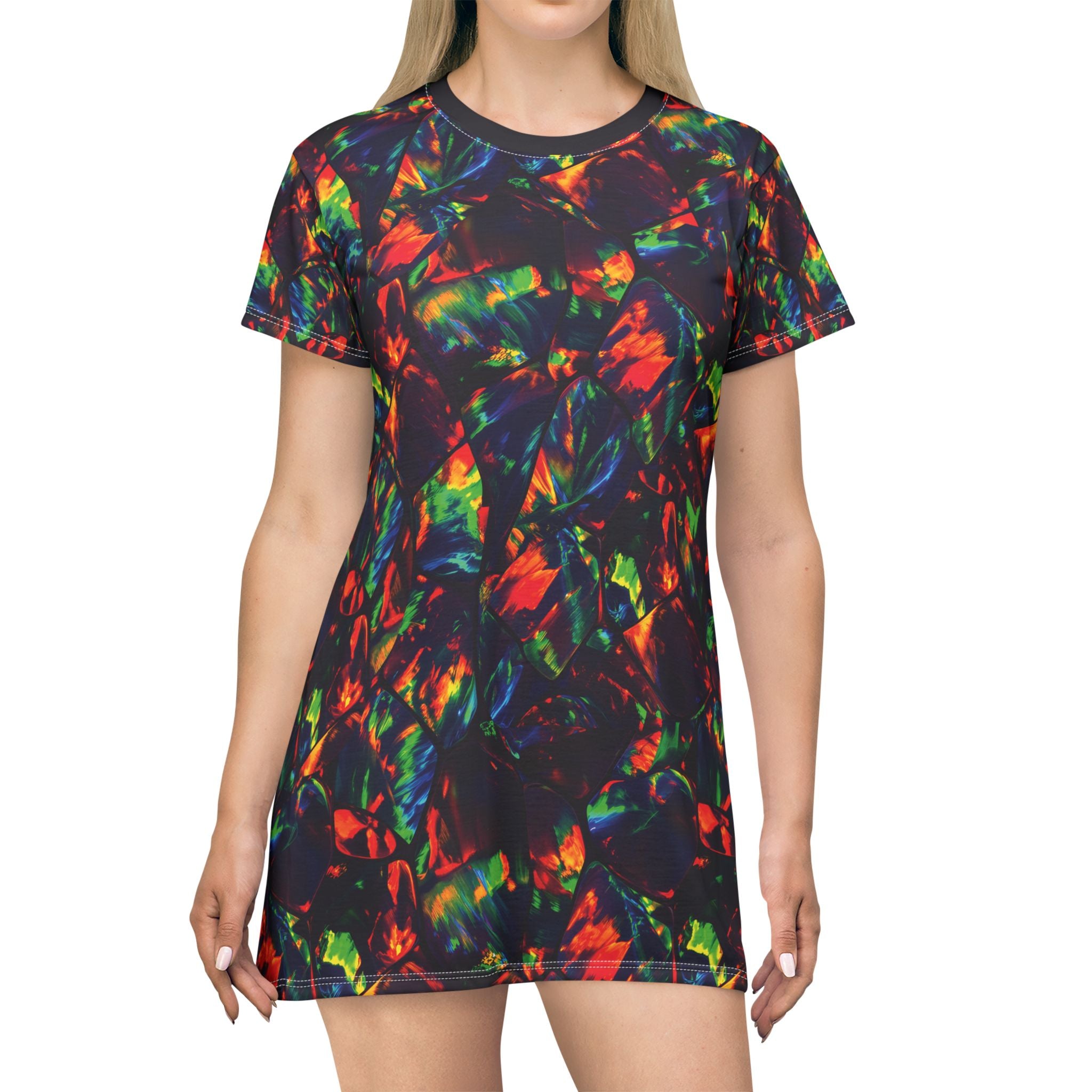 Opalface Vivid Gem T-Shirt Dress