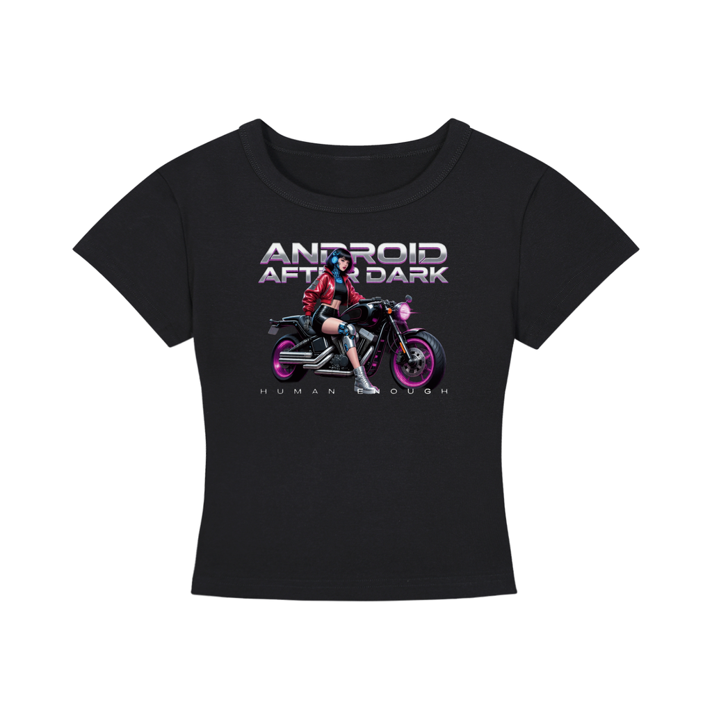 Cropped T-Shirt, Not Made for Yesterday – Android After Dark Women’s Cropped Tee