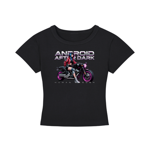 Cropped T-Shirt, Not Made for Yesterday – Android After Dark Women’s Cropped Tee