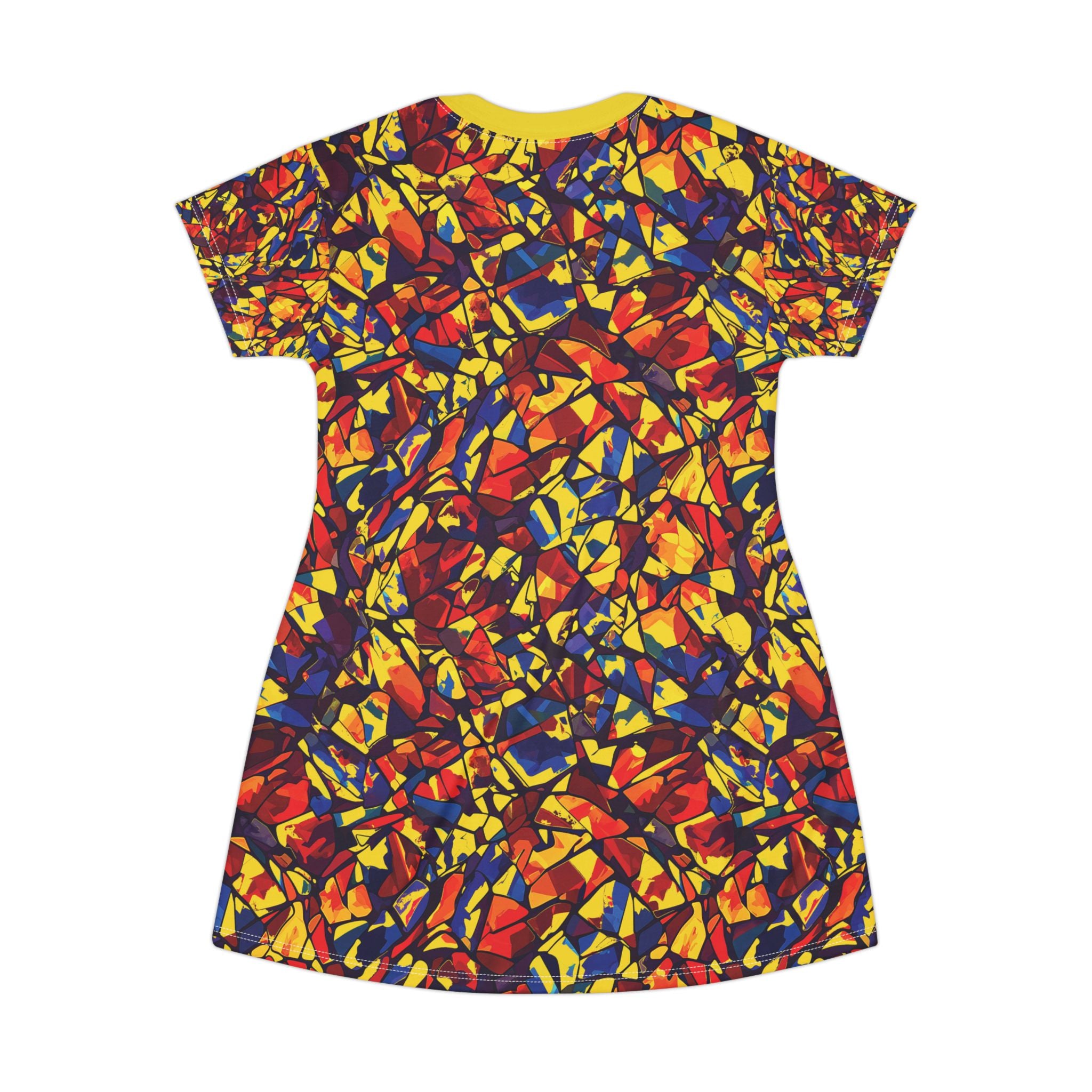 Opal Glass Pattern T-Shirt Dress