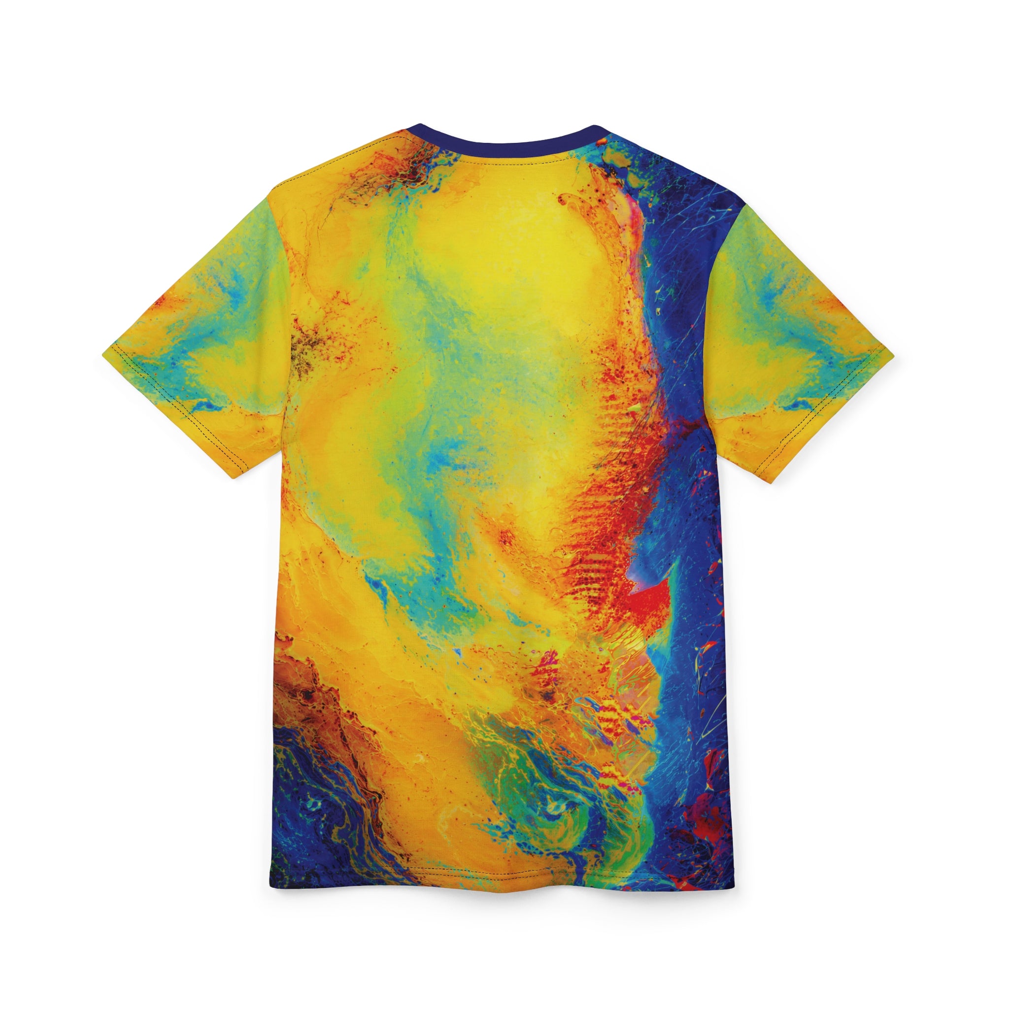Electric Gaze Opal Tee Vibrant Art T-Shirt