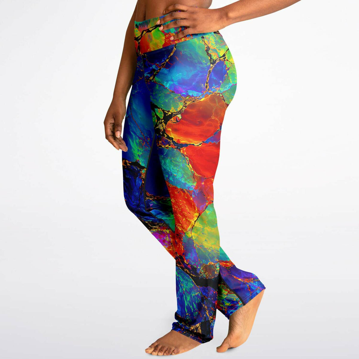 Flare Leggings, Not Boring Opal Electric Leggings