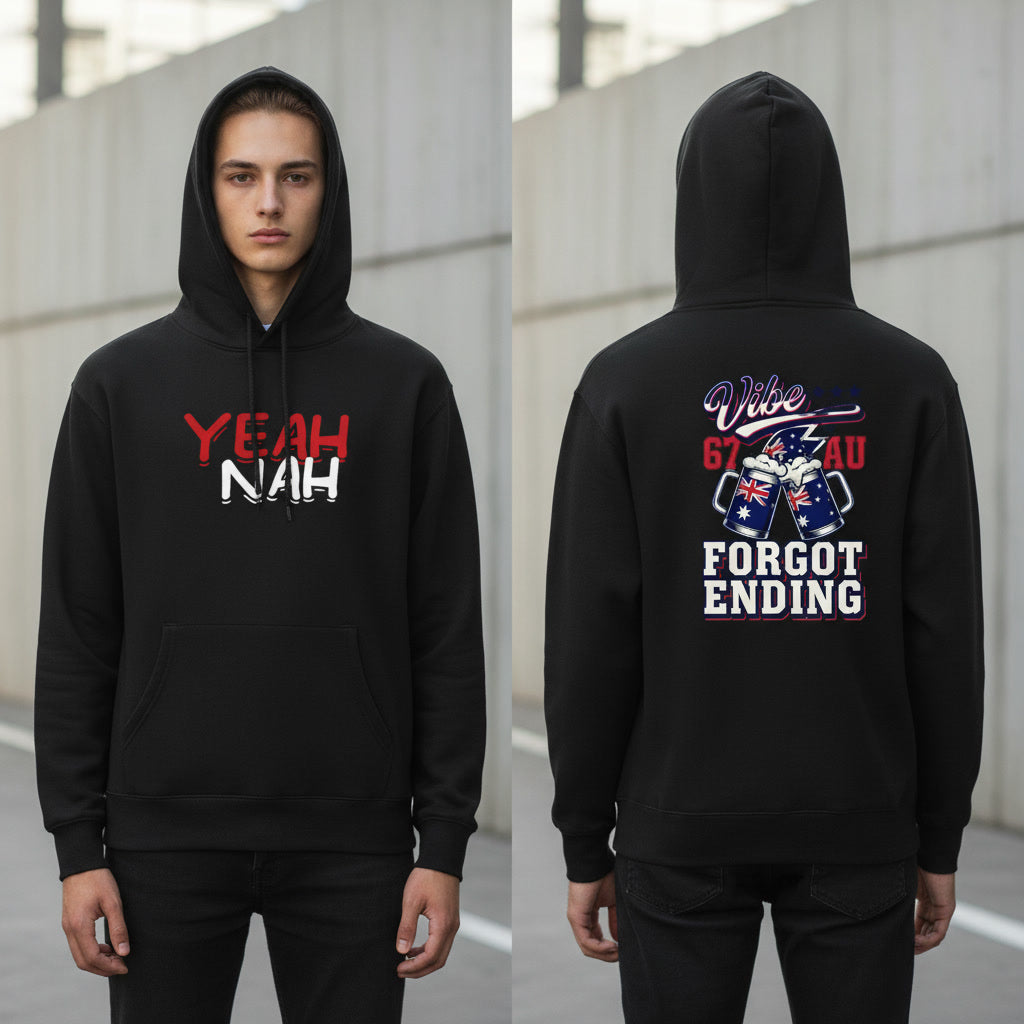 Not Another Clean Fit Australia Vibe Oversize Fleeced Hoodie