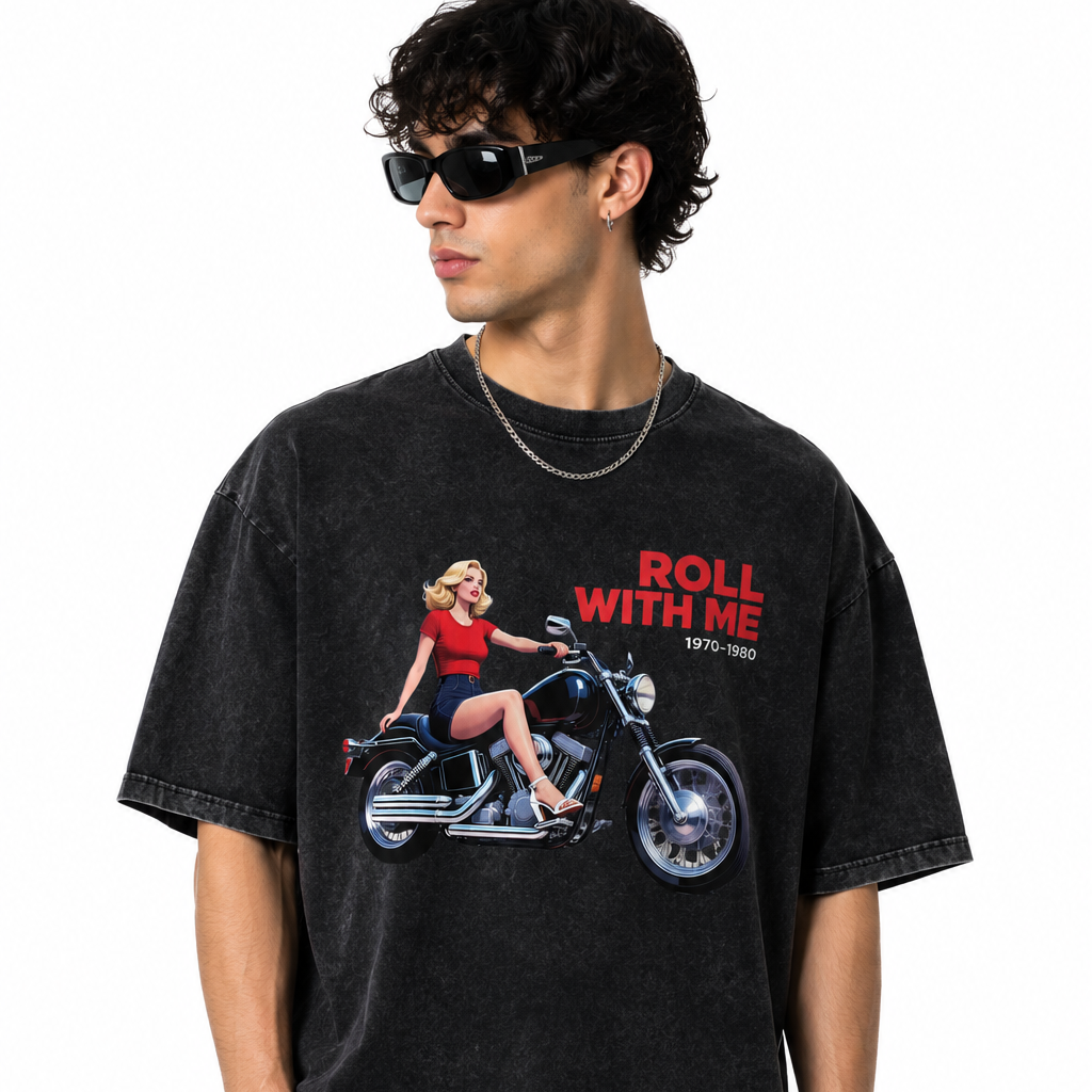 T-Shirt, Not Your Average Ride Oversized Cotton Tee