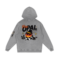 Hoodie, Not Just Another Fire Opal Snow Washed Loose Cotton Pullover