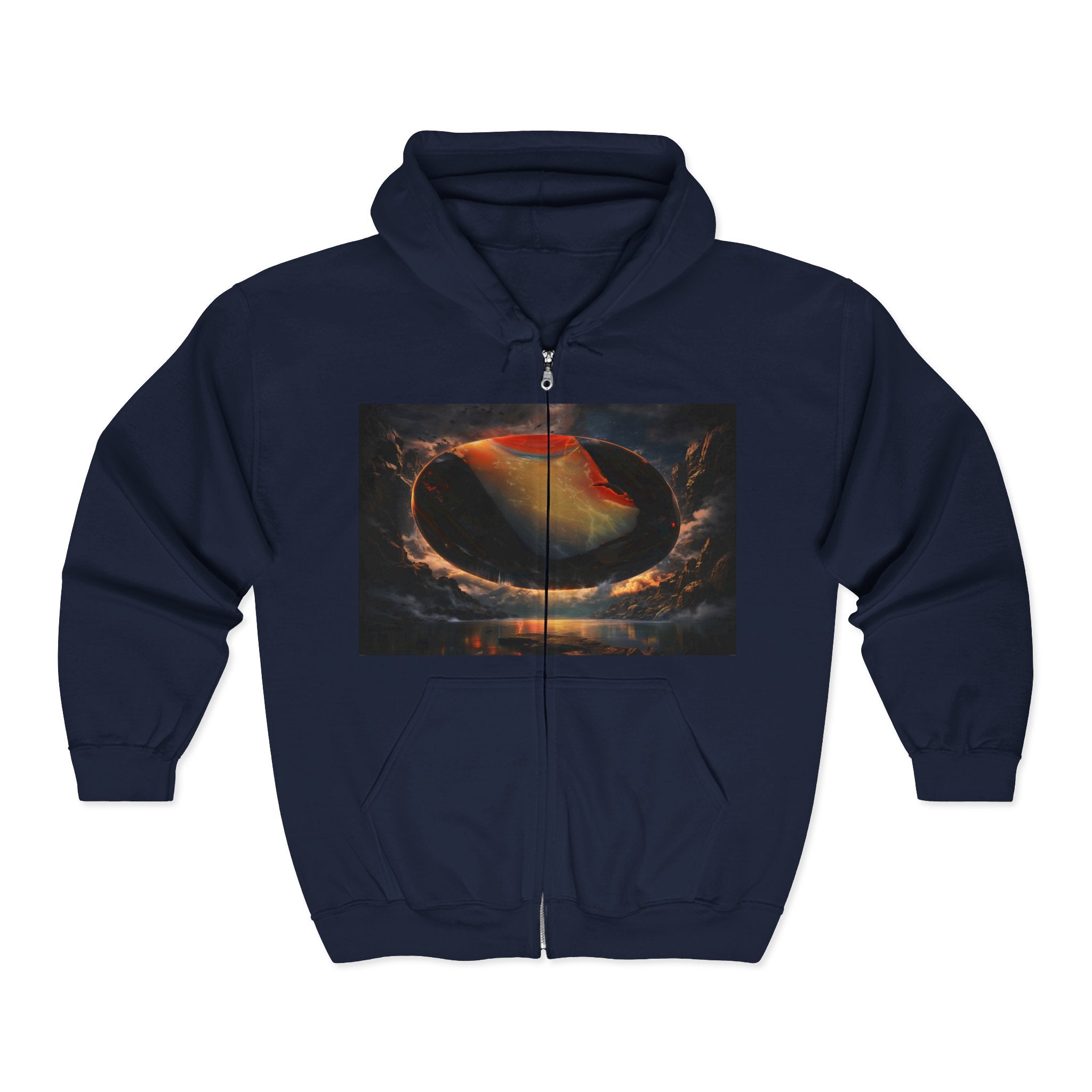 Ember Eclipse Opal Zip Hoodie Sweatshirt