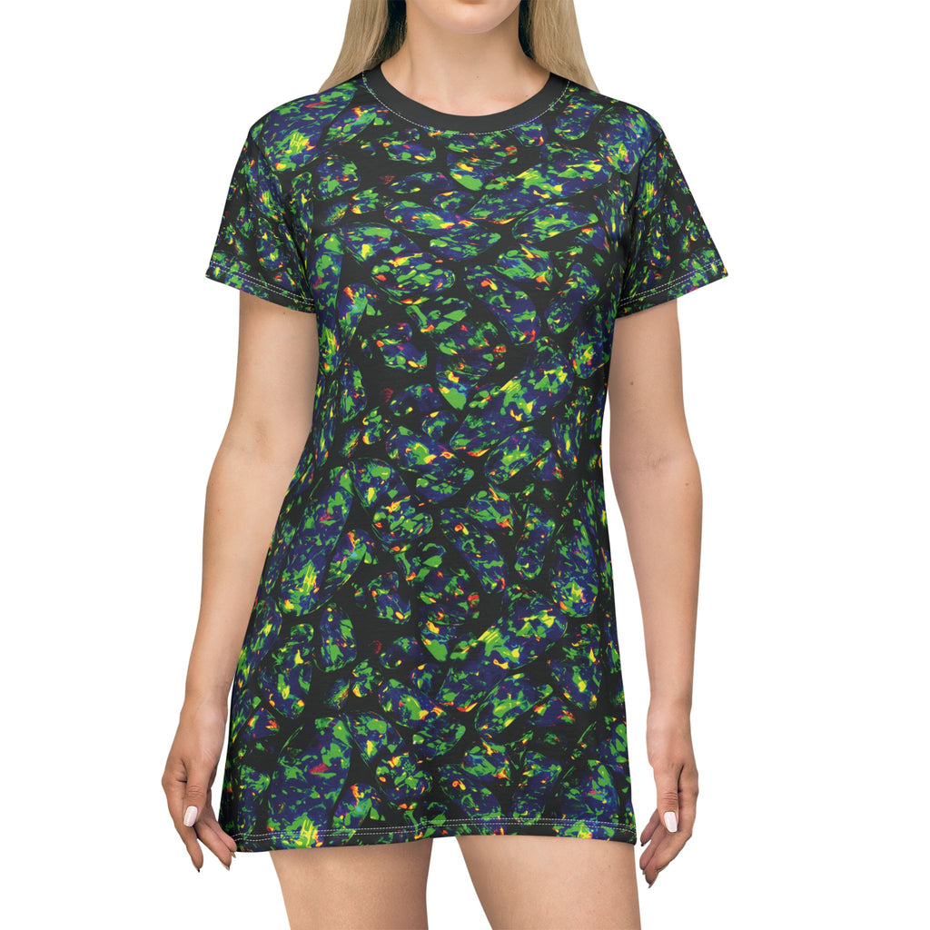 Opal Galaxy T-Shirt Dress All-Over Print