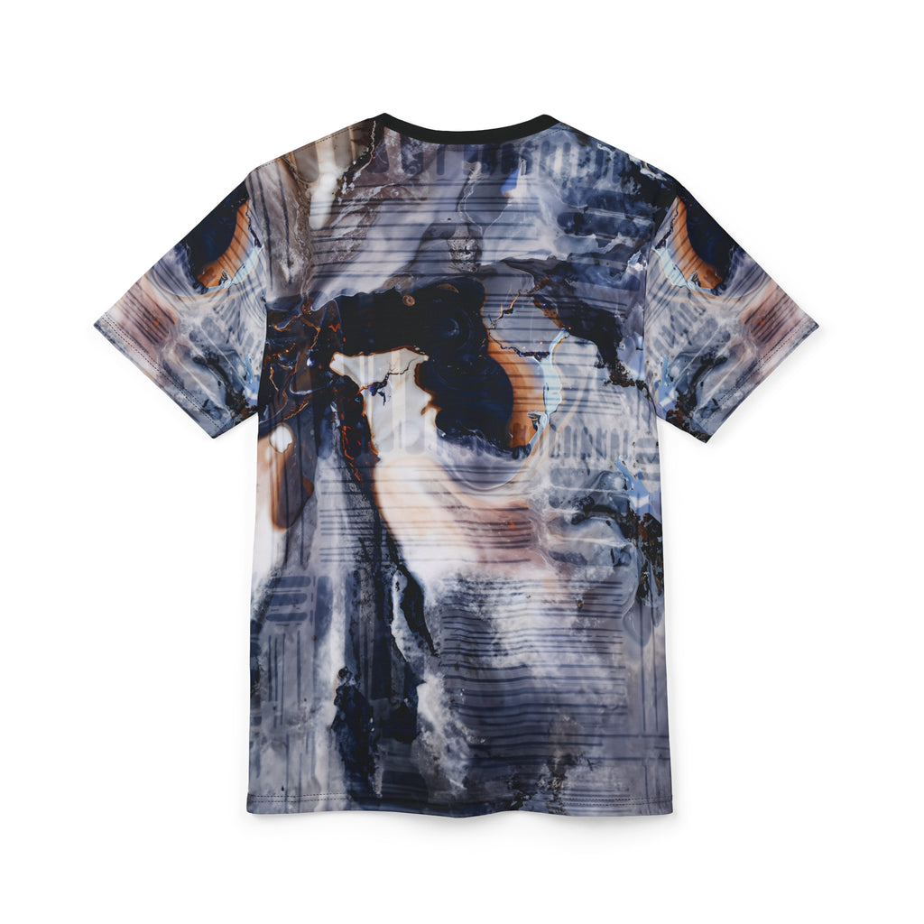 Opal Marble Swirl Tee Cut & Sew T-Shirt