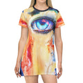 Australian Opal T-Shirt Dress Opal Print Dress