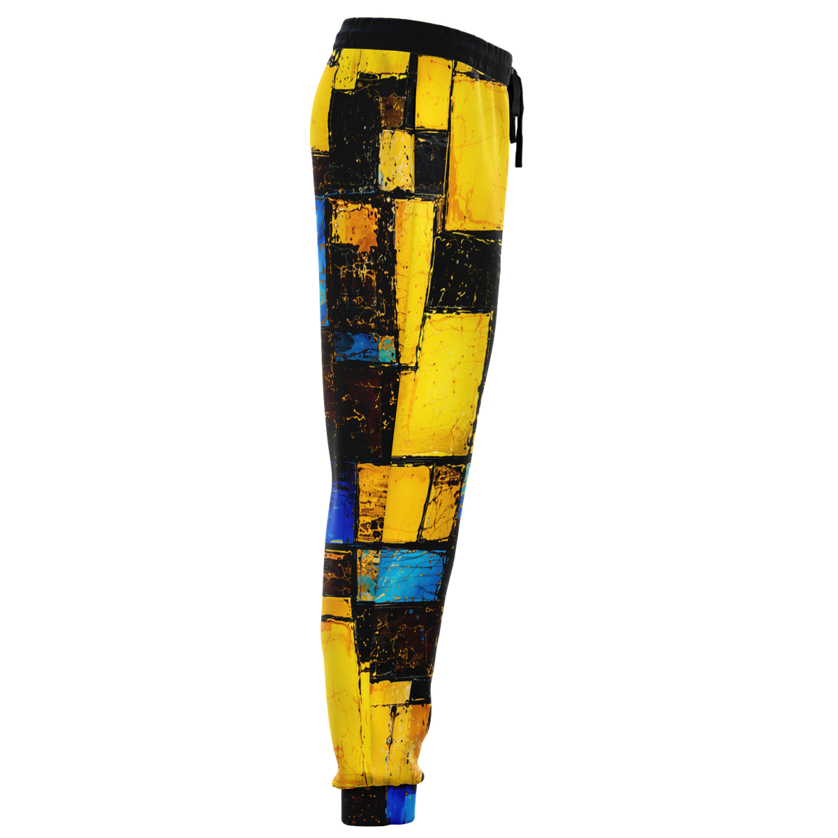 Athletic Joggers, Not Your Basic Opal Blue Gold Athletic Joggers