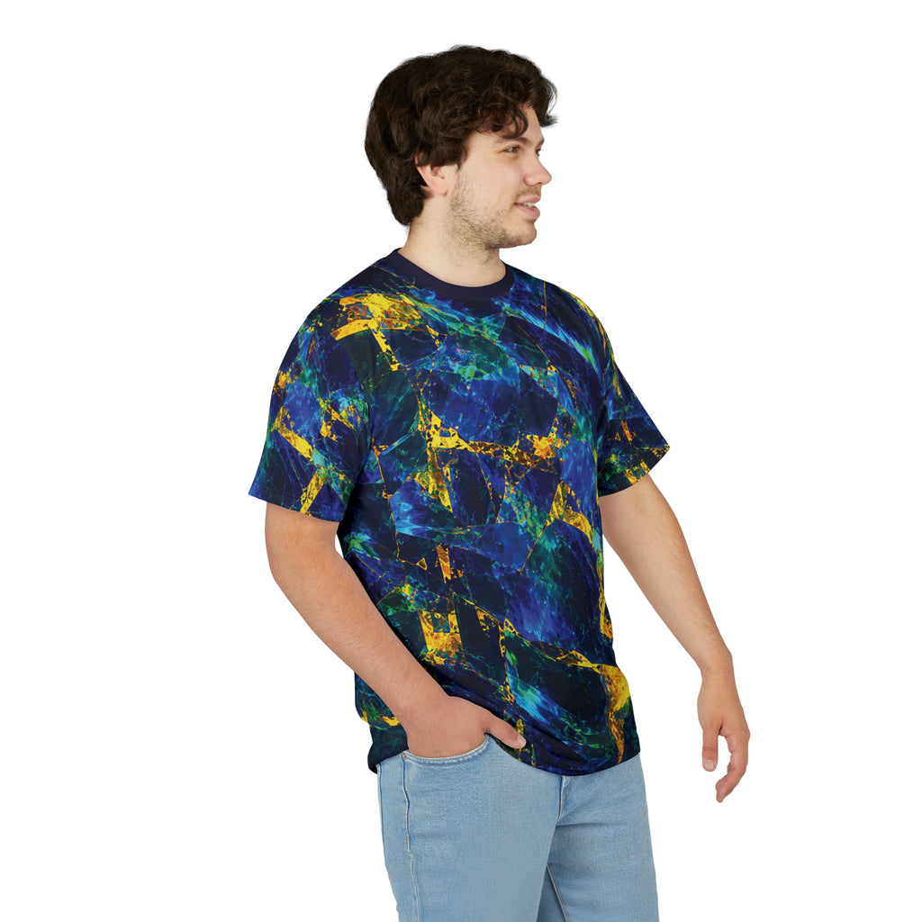 Blue Green Opal Tee Abyssal Gold Shard T-Shirt