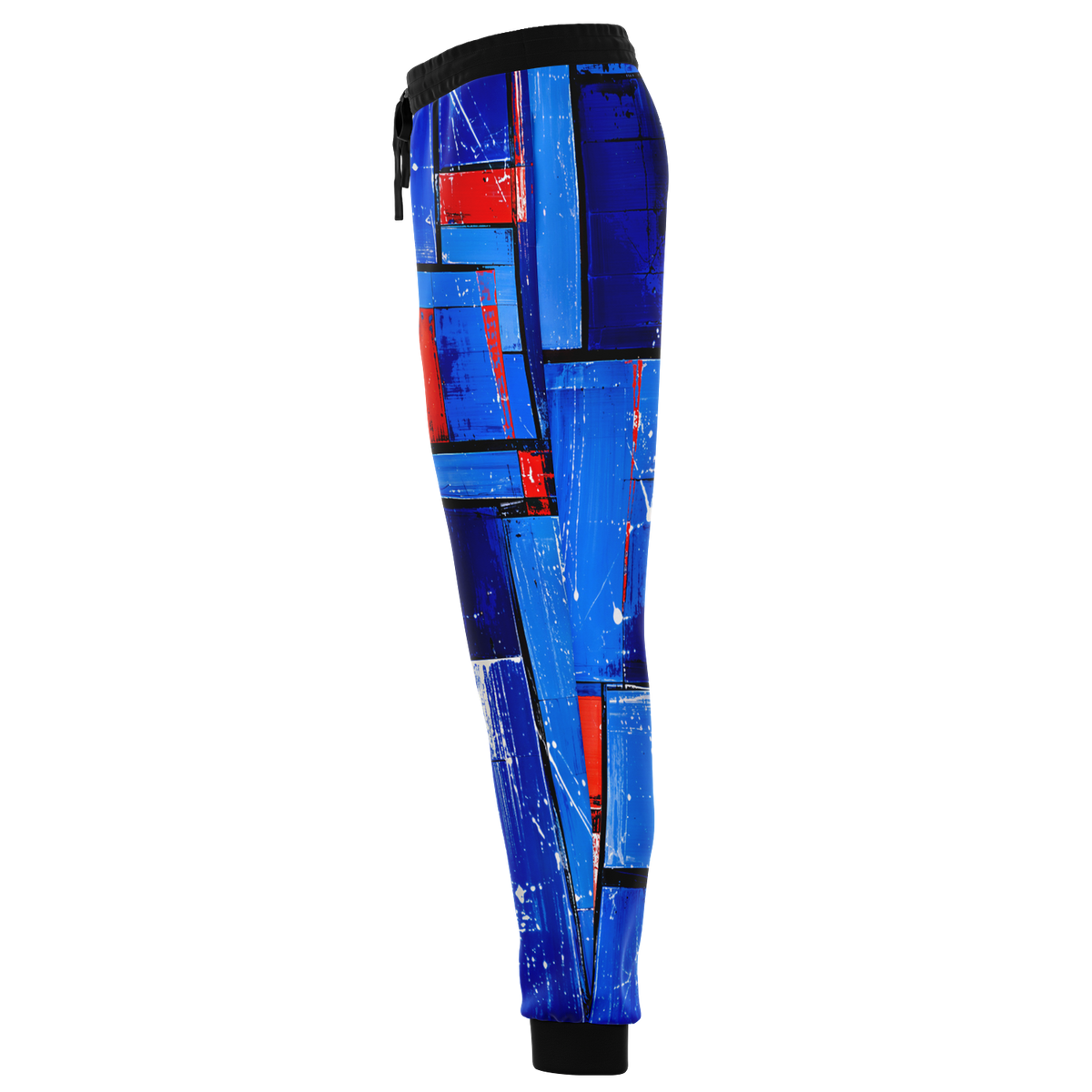 Athletic Joggers, Not Your Basic Electric Grid Athletic Joggers