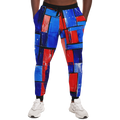 Athletic Joggers, Not Your Basic Electric Grid Athletic Joggers