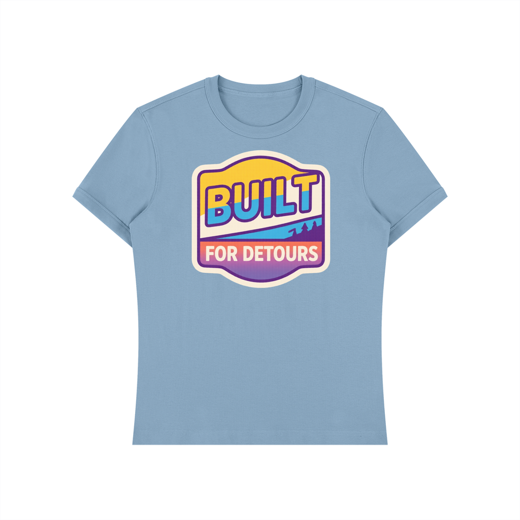 Not Bland Heavyweight Slim Fit T-Shirt Built for Detours Unisex Tee