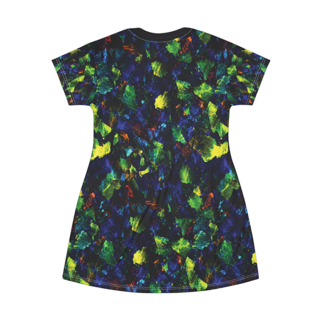 Opal Paint Splatter T-Shirt Dress