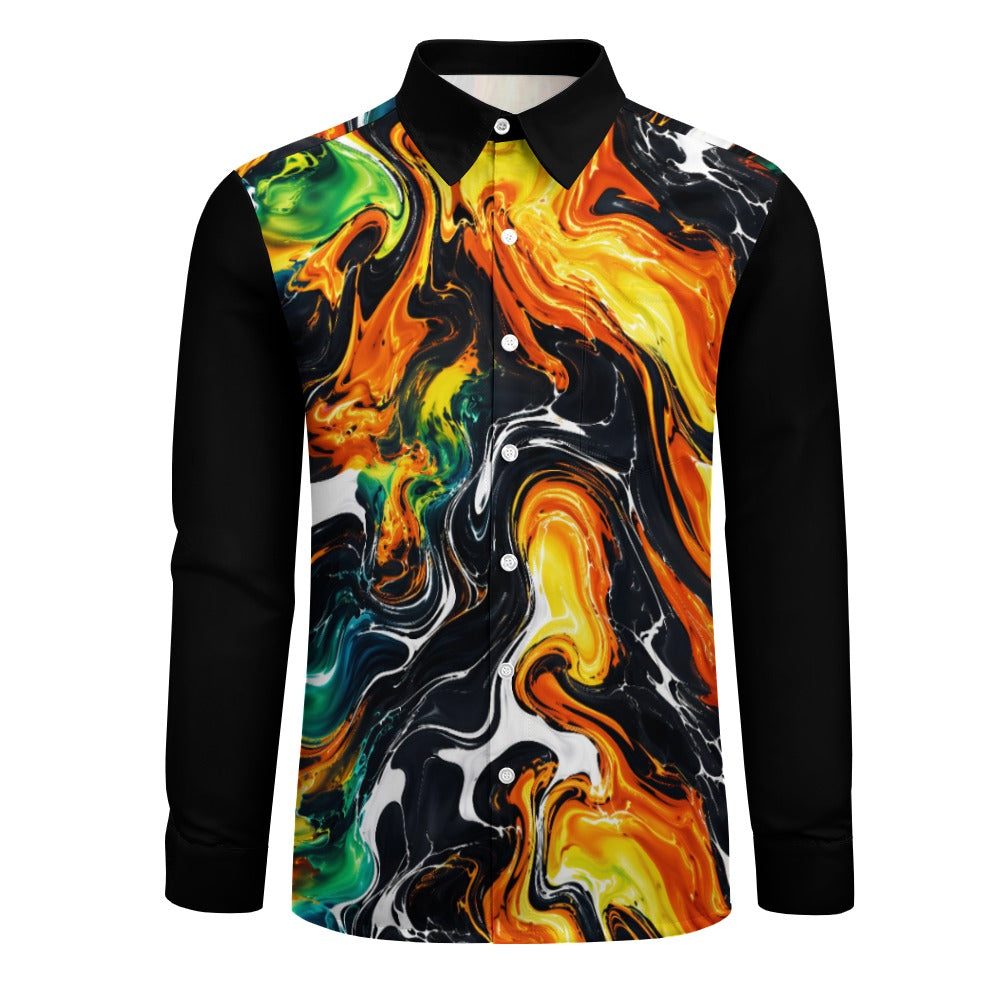 Long Sleeve Shirt, Not Your Basic Opal One Pocket Shirt