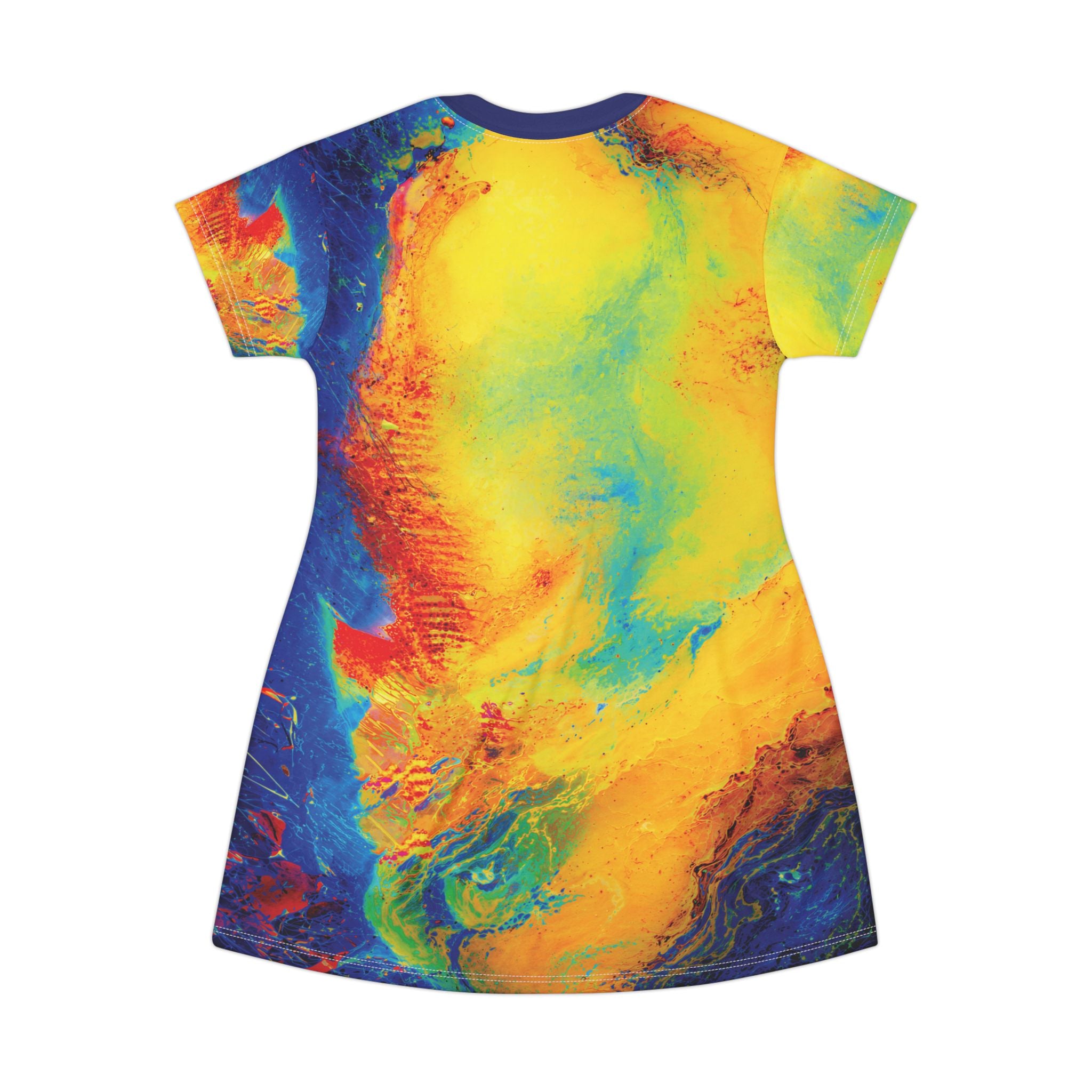 Opalface Vibrant Eye T-Shirt Dress