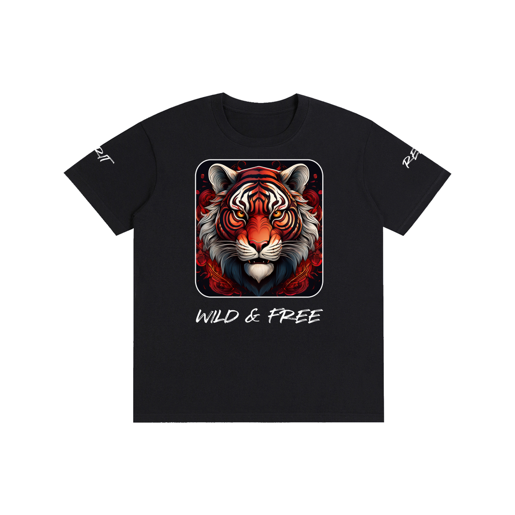 Not Built For Permission Pure Cotton Unisex T-Shirt Wild & Free Tiger Tee