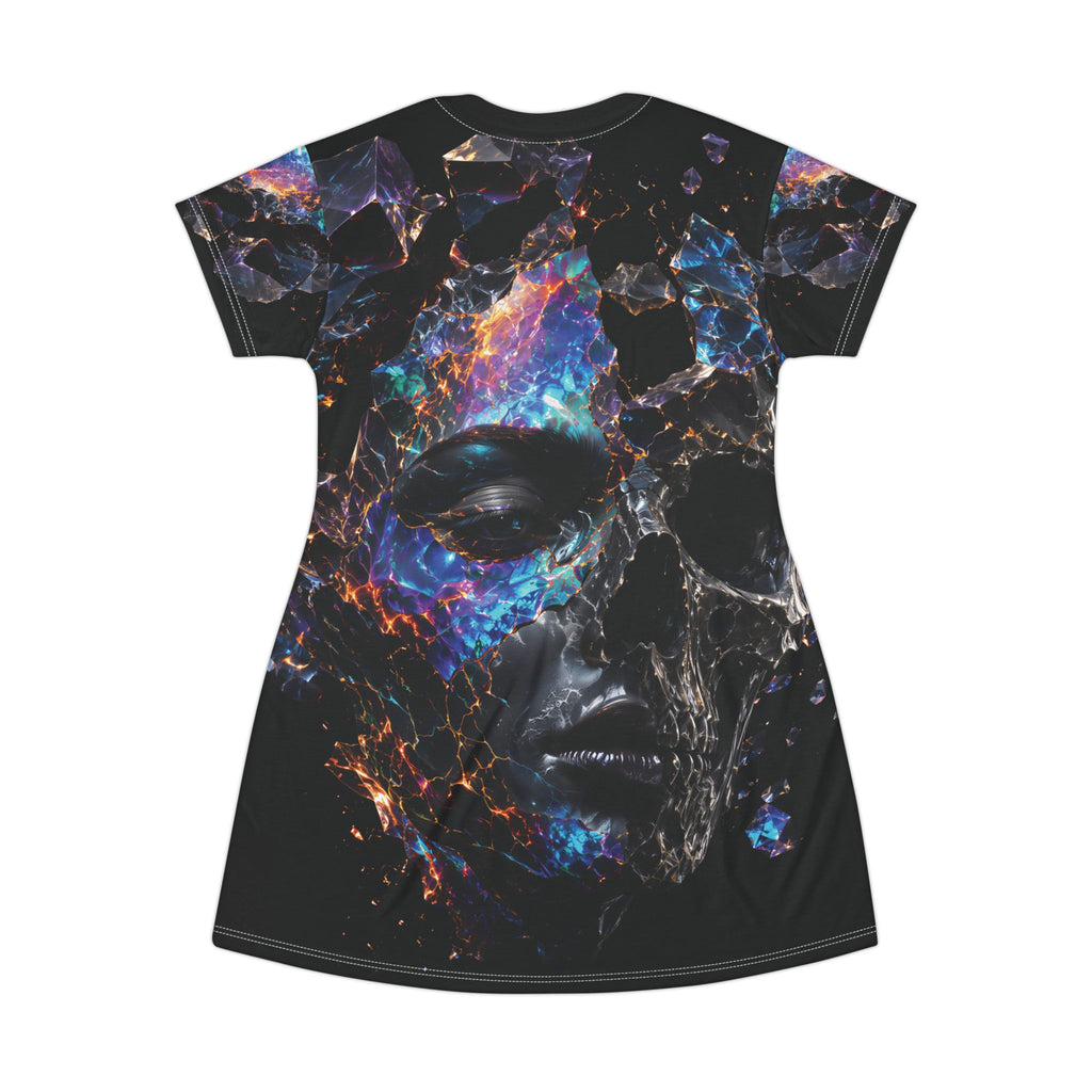 T‑Shirt Dress, Not Your Ordinary Crystal Shadow Tee Dress