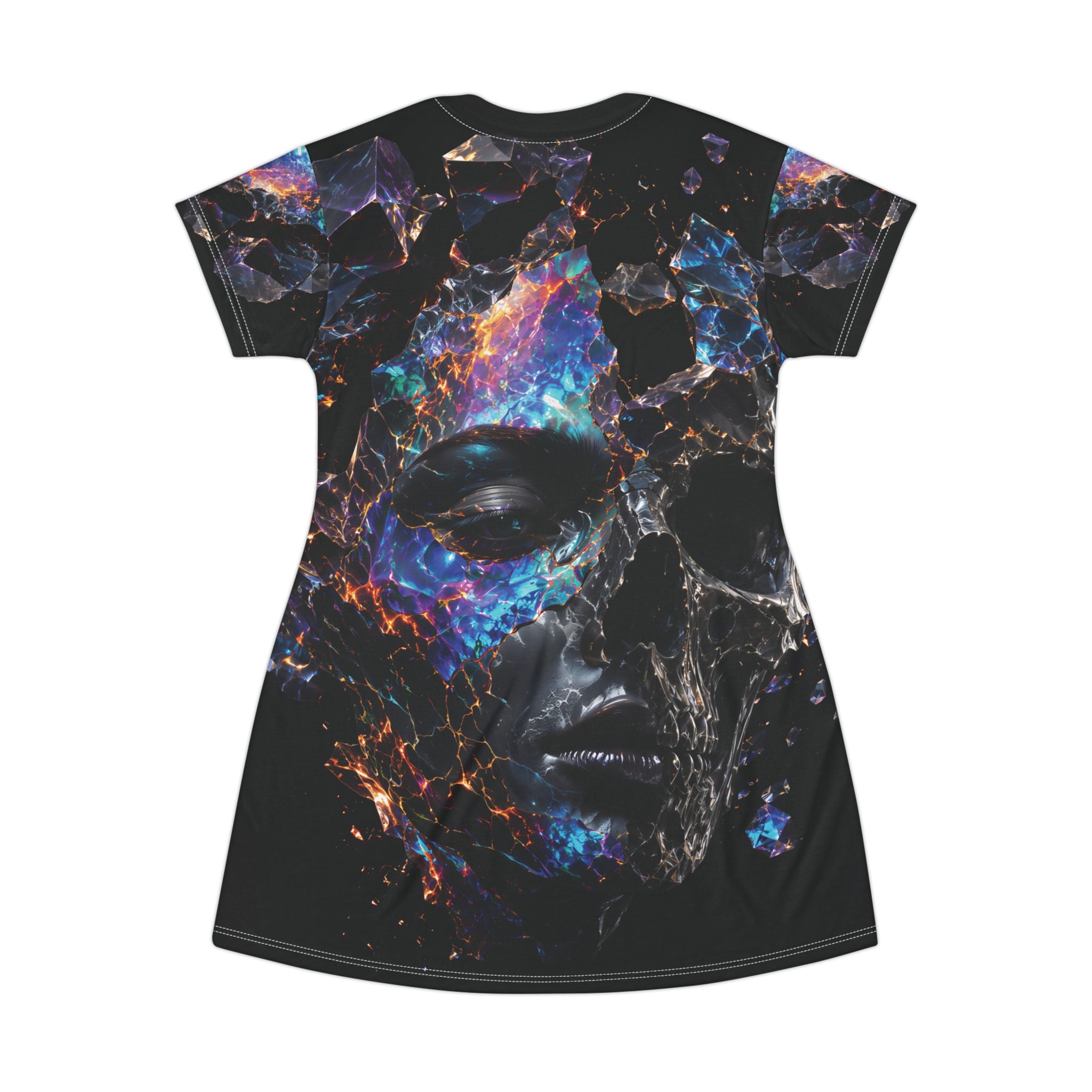T‑Shirt Dress, Not Your Ordinary Crystal Shadow Tee Dress