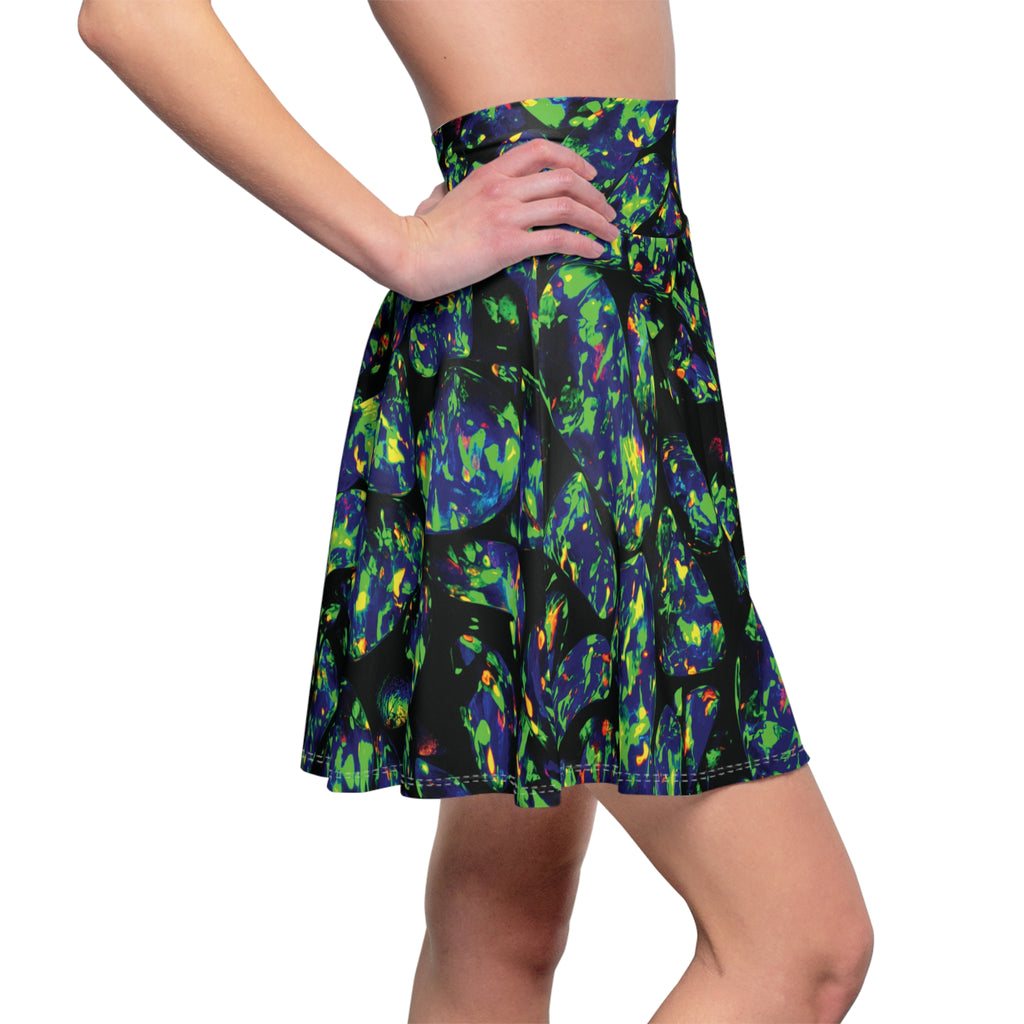 Emerald Voltage Skater Skirt