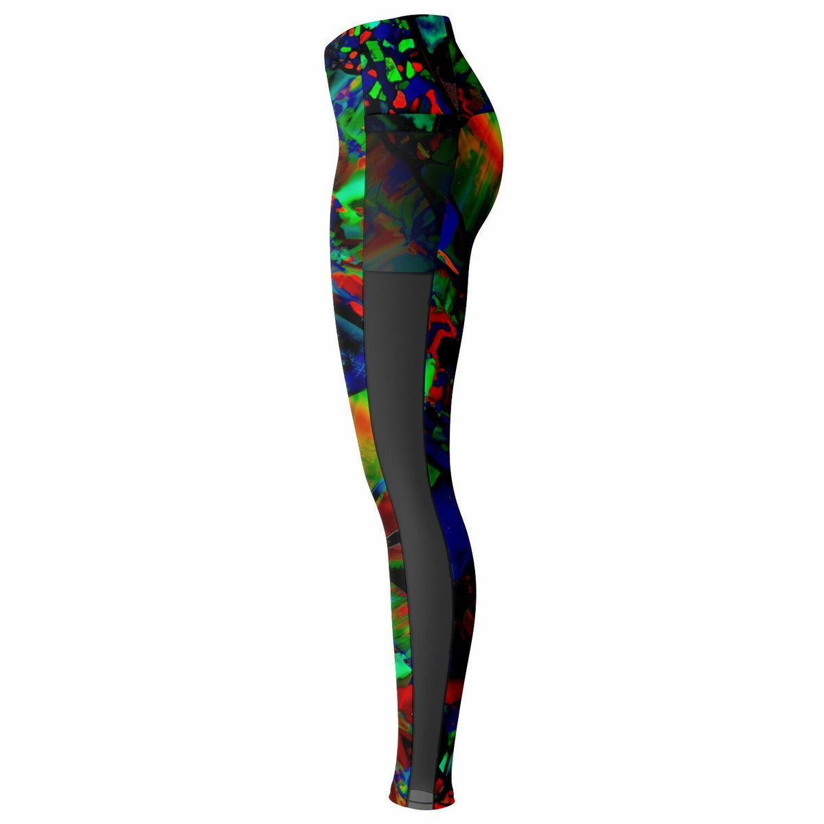 Mesh Pocket Leggings, Not Your Basic Electric Style Pocket Leggings