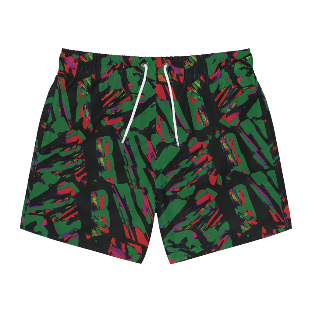 Swim Trunks, Not Your Average Neon Jungle Shorts
