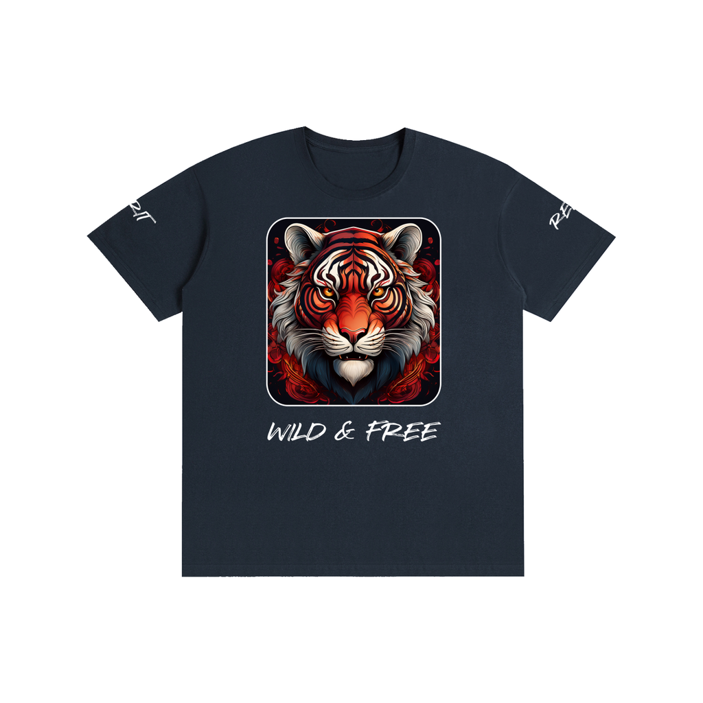 Not Built For Permission Pure Cotton Unisex T-Shirt Wild & Free Tiger Tee
