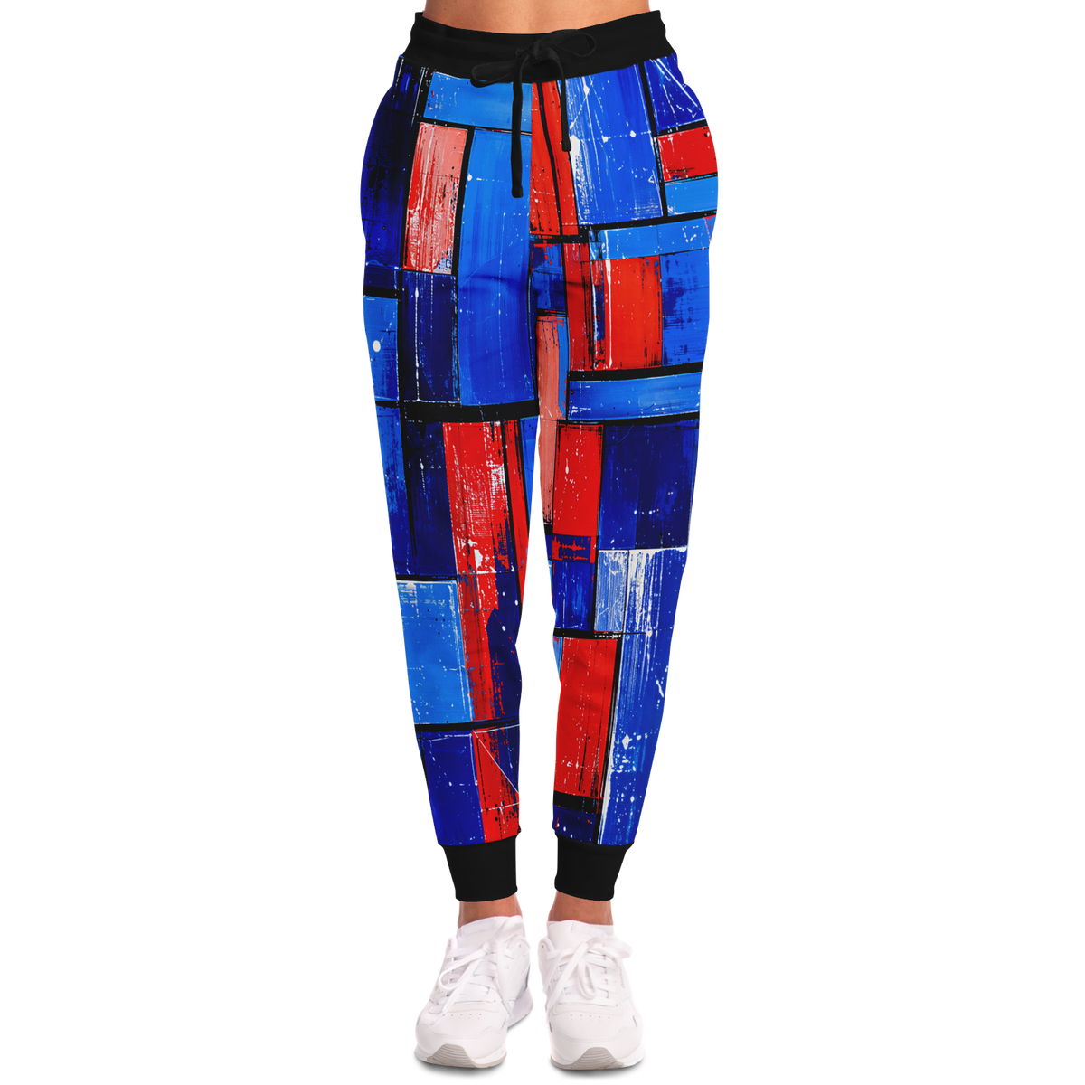 Athletic Joggers, Not Your Basic Electric Grid Athletic Joggers
